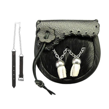 imperial-highland-supplies-babies-black-cowhide-kilt-sporran-shaped-flap-and-tassels